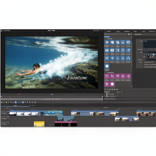 MAGIX Movie Studio Platinum Video Editing 4 Camera-1