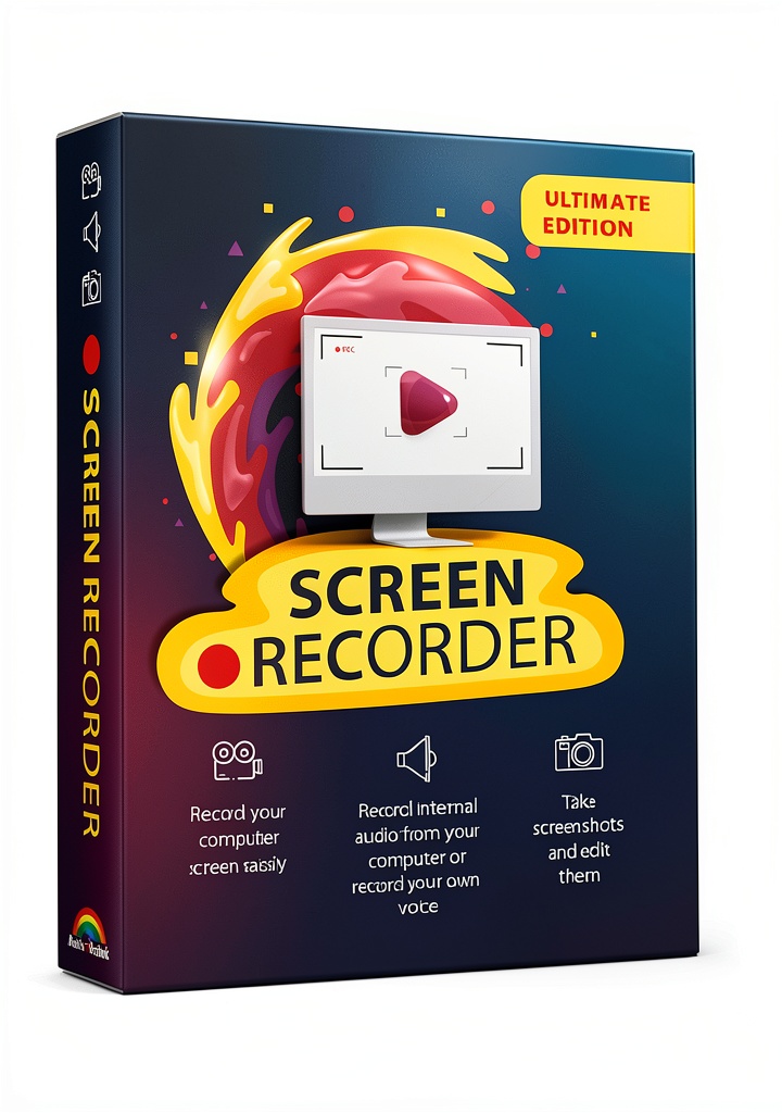 Screen recorder interface showing mouse highlight and webcam overlay