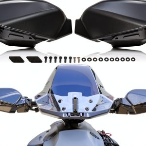 KATIMOTO Ryker Hand Guard Air Deflector Black ABS Modern 2‑Piece-0