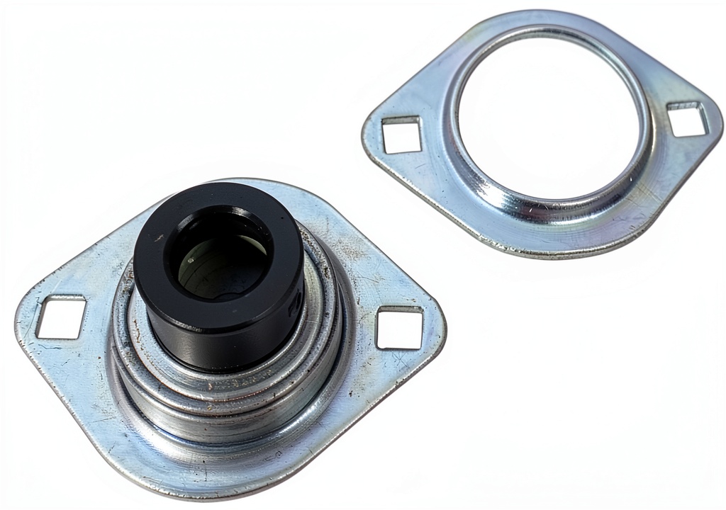 Installing steering flange bearing on a vehicle firewall