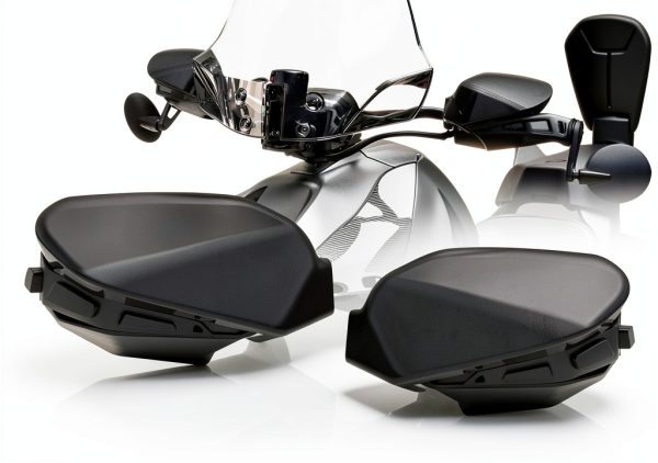 KATIMOTO Ryker Hand Guard Air Deflector Black ABS Modern 2‑Piece-7