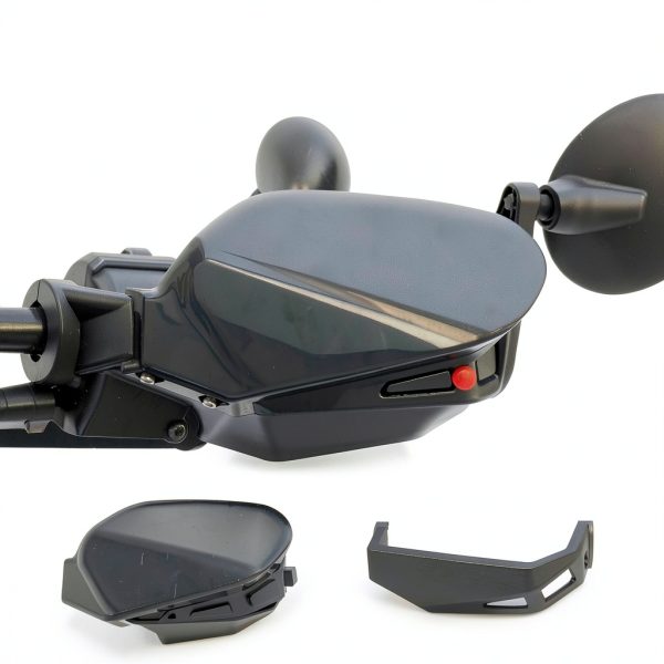 KATIMOTO Ryker Hand Guard Air Deflector Black ABS Modern 2‑Piece-1