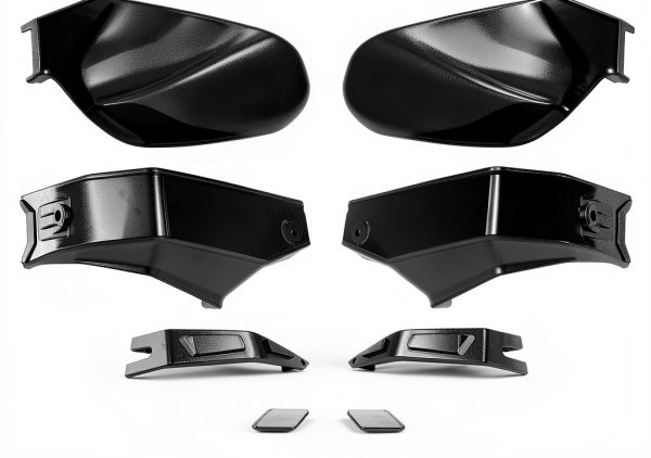 KATIMOTO Ryker Hand Guard Air Deflector Black ABS Modern 2‑Piece-8