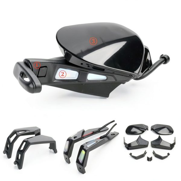Can-Am Ryker Handguards RUNNING PANTHER Polished-6