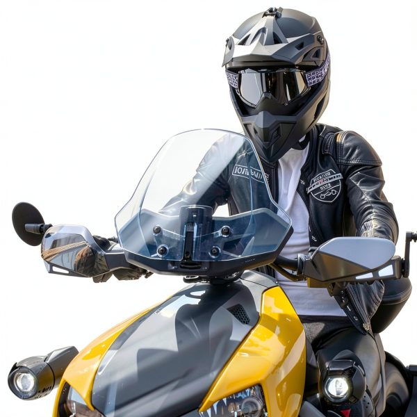 Can-Am Ryker Handguards RUNNING PANTHER Polished-1