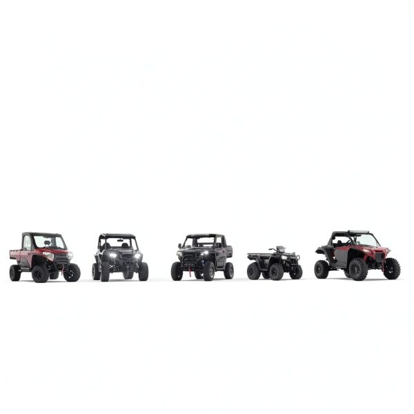 Polaris Handguard Mount Set for Matryx Trail – Black Durable Plastic-4