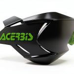 Acerbis Motorcycle Handguard X-Factory Aluminum/Nylon Black/Green-0