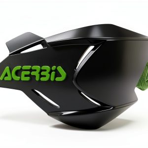 Acerbis Motorcycle Handguard X-Factory Aluminum/Nylon Black/Green-0