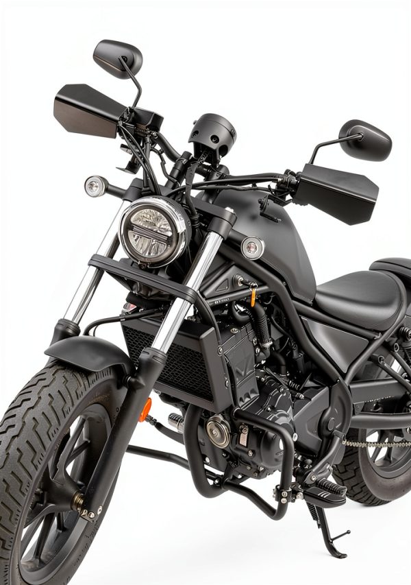 KEMIMOTO Black Hand Guard Front Screw‑In for Rebel CMX 300‑1100-6