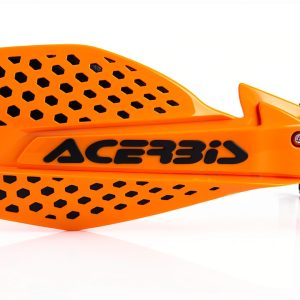 Acerbis Motorcycle Racing Hand Guard Catcher Orange/Black Nylon-0
