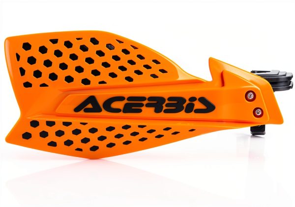 Acerbis Motorcycle Racing Hand Guard Catcher Orange/Black Nylon-0