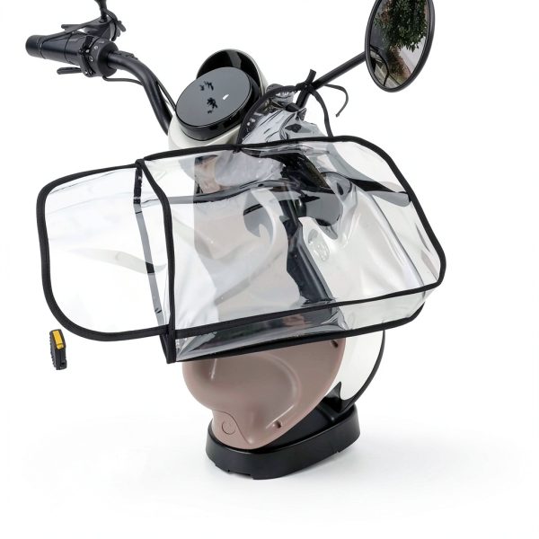MIUPOO Transparent Handlebar Rain Shield Waterproof PVC Cover-2
