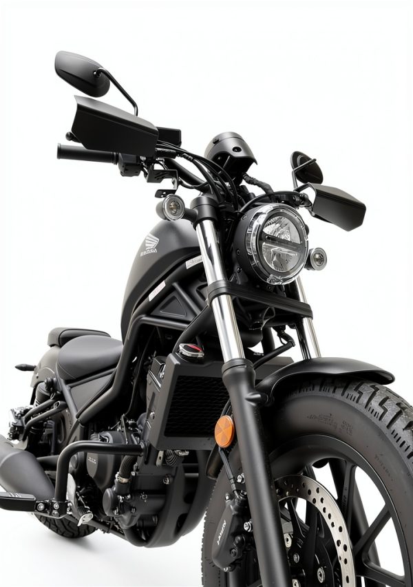 KEMIMOTO Black Hand Guard Front Screw‑In for Rebel CMX 300‑1100-4