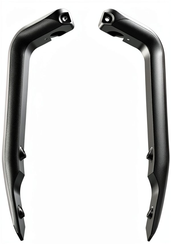 Polaris Handguard Mount Set for Matryx Trail – Black Durable Plastic-2