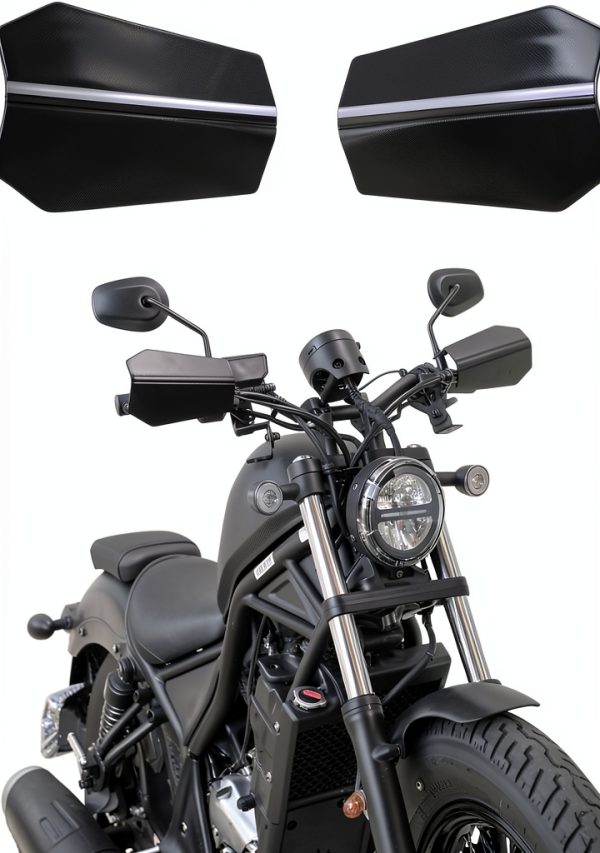 KEMIMOTO Black Hand Guard Front Screw‑In for Rebel CMX 300‑1100-0