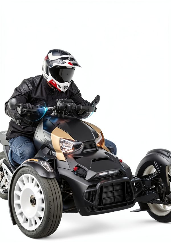 Can‑Am Ryker Handguard LUXEMOTO Aluminum Front Guard Black 1.81lb-1