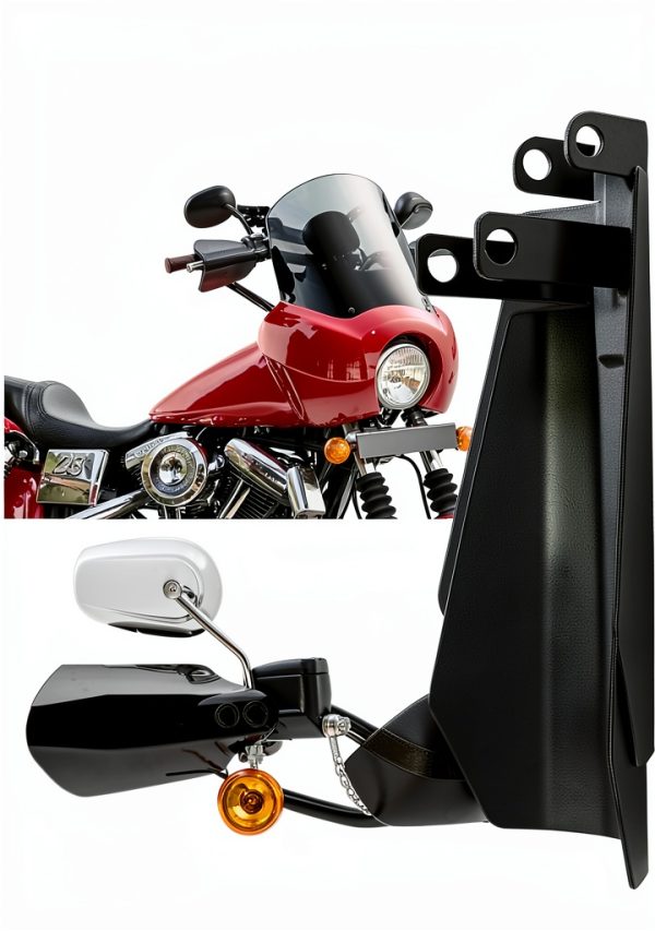 Handguards Vkinman Coffin Cut for 2007-2020 Harley Davidson Dyna-3