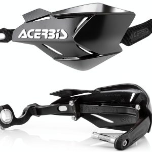 Acerbis X-Factory Handguards Black/Black – Aluminum Bar, 0022397.321-0